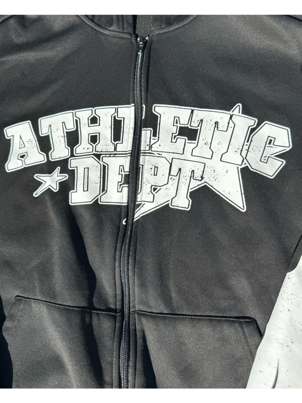 Black Kids Zip-Up Hoodie